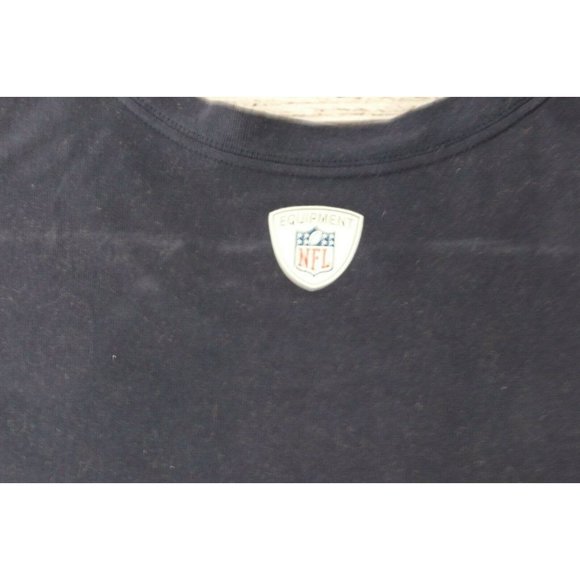 CHICAGO BEARS Shirt Women's Nike Tee Short Sleeve Crew Neck Blue Large - Picture 7 of 11